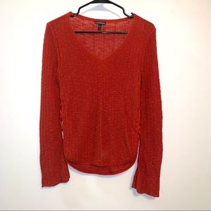 Express Red/Orange Sweater Size Small